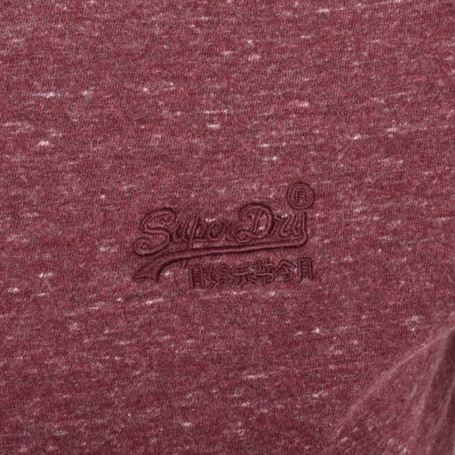Image number 3 for Superdry Short Sleeved T Shirt Burgundy