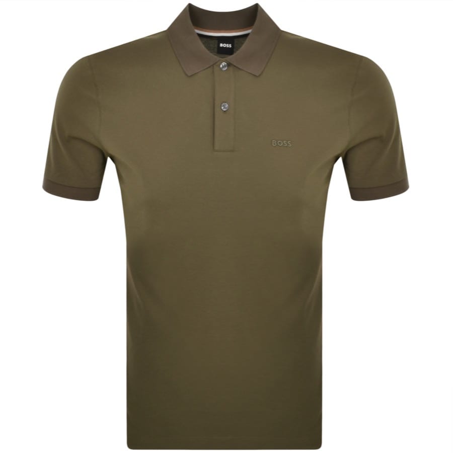 BOSS Pallas Polo T Shirt Green | Mainline Menswear