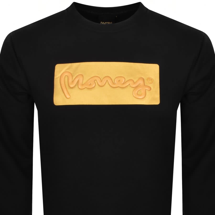 Image number 2 for Money Gold Plate Sweatshirt Black