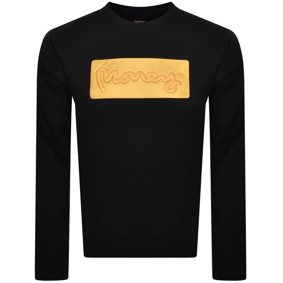 Image number 1 for Money Gold Plate Sweatshirt Black