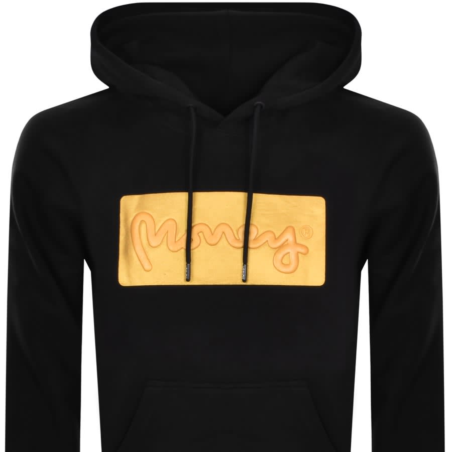 Image number 2 for Money Gold Plate Hoodie Black