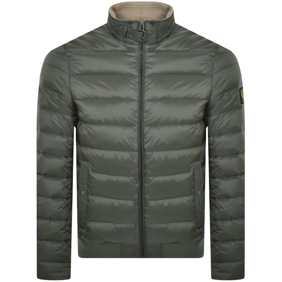 Image number 2 for Belstaff Circuit Padded Jacket Green