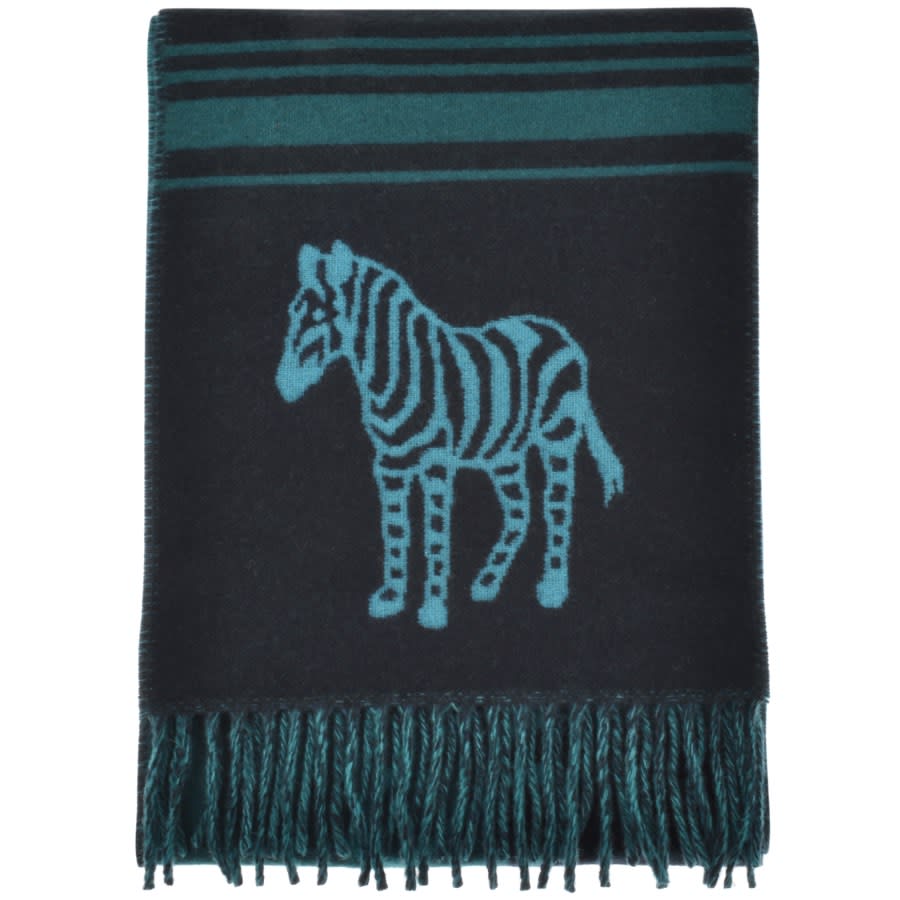 Image number 1 for Paul Smith Logo Scarf Navy