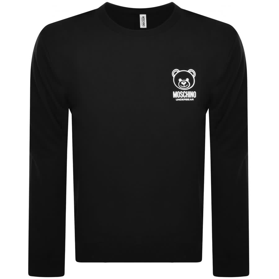 Image number 1 for Moschino Teddybear Sweatshirt Black