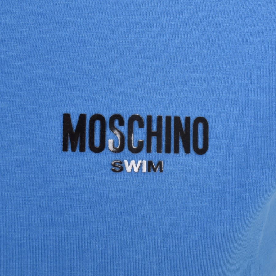 Image number 3 for Moschino Logo Print T Shirt Blue
