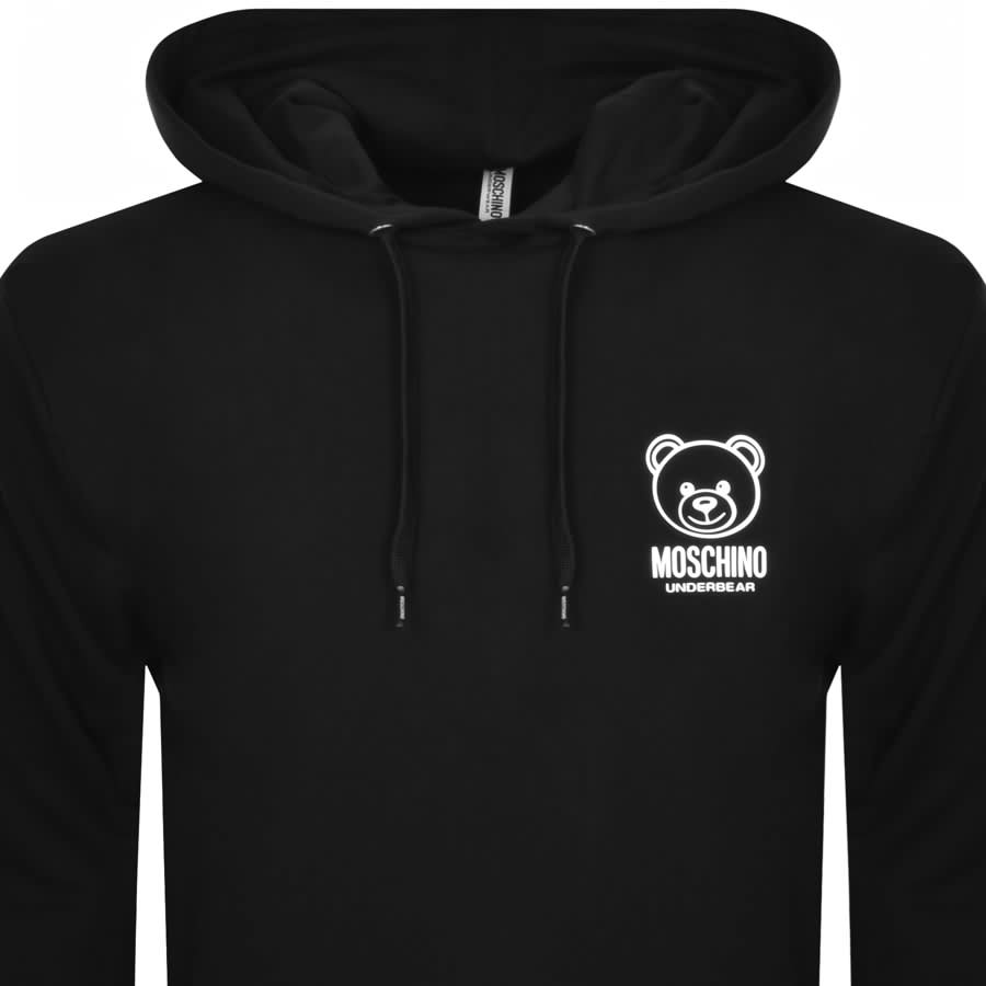 Image number 2 for Moschino Teddybear Hoodie Black