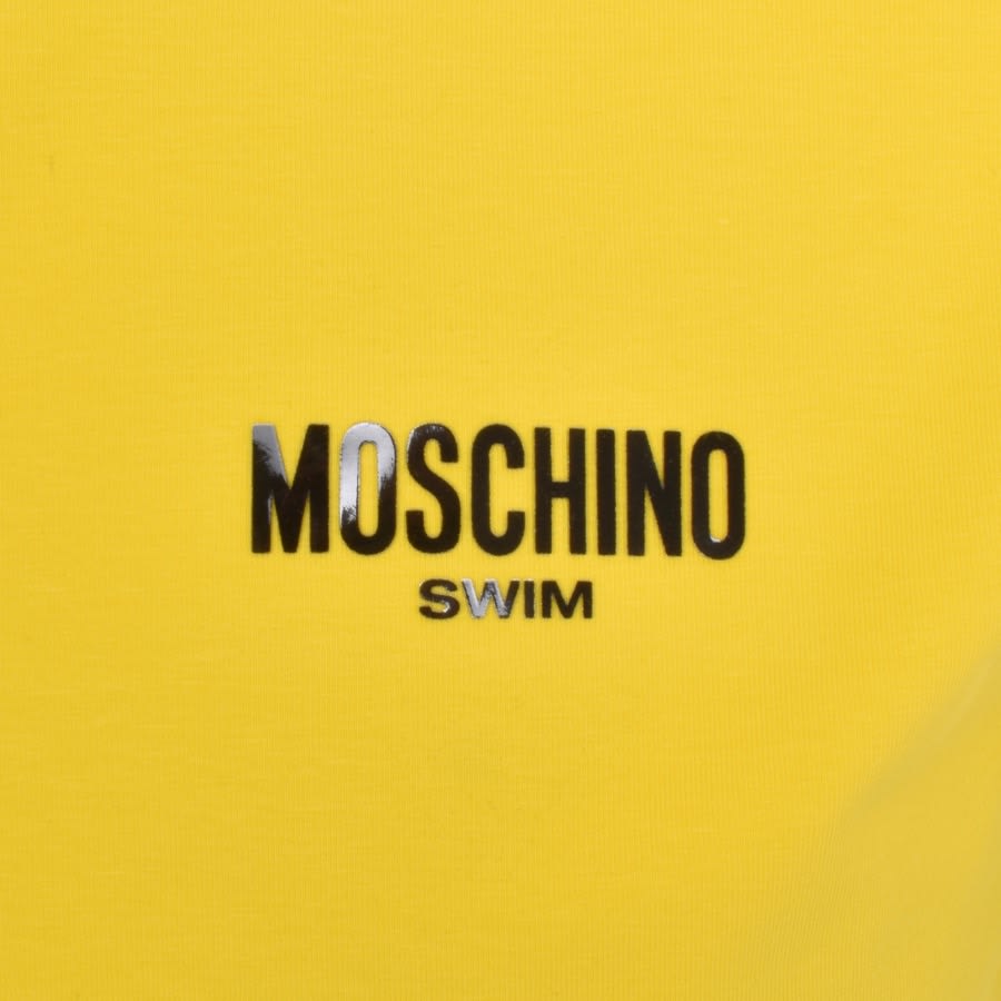 Image number 3 for Moschino Logo Print T Shirt Yellow