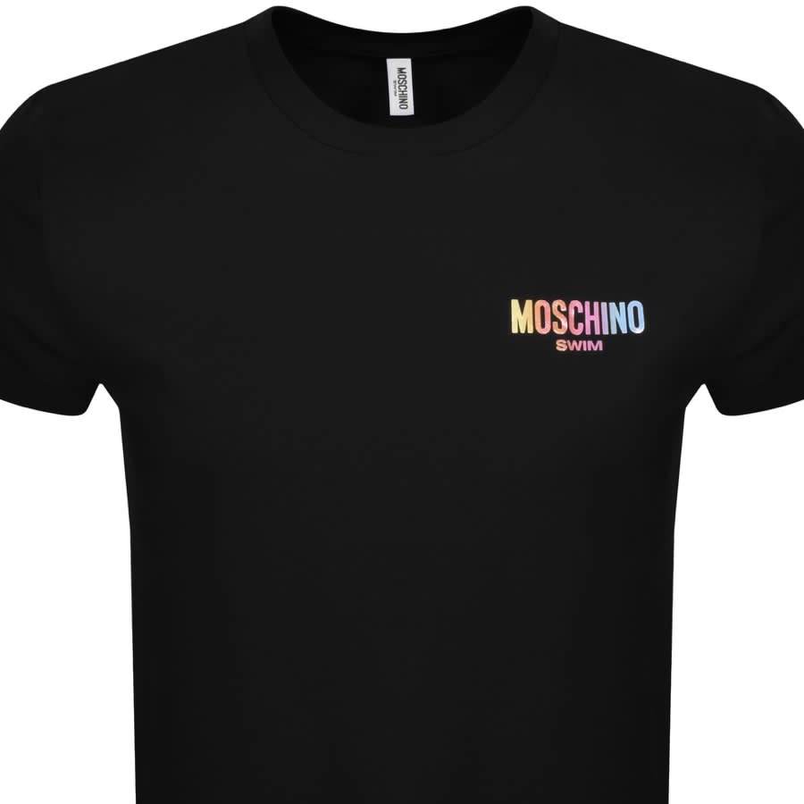 Image number 2 for Moschino Logo Print T Shirt Black