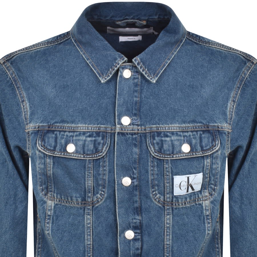 Image number 2 for Calvin Klein Jeans 90s Denim Jacket Blue