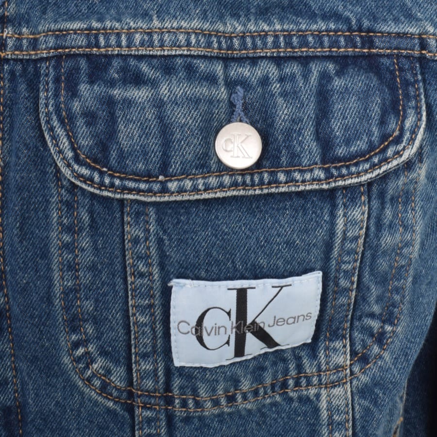 Image number 3 for Calvin Klein Jeans 90s Denim Jacket Blue