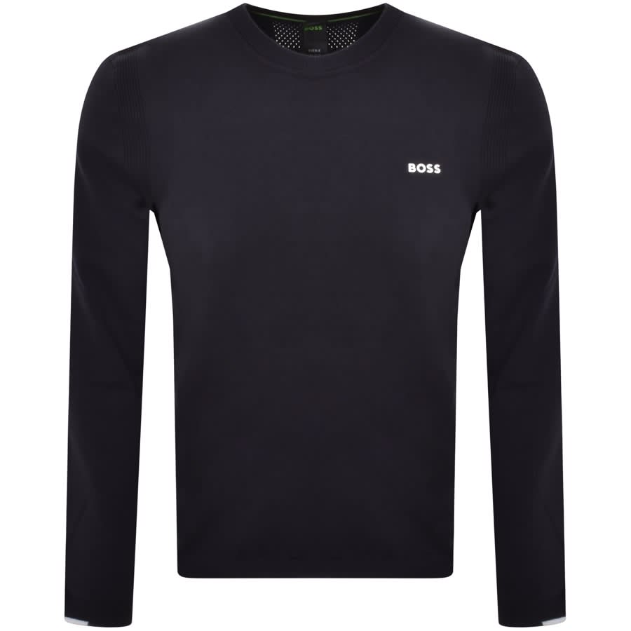 Image number 1 for BOSS Ever X Knit Jumper Navy