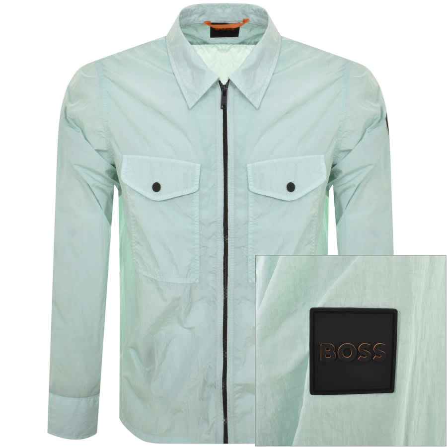 Image number 1 for BOSS Lovel Full Zip Overshirt Blue