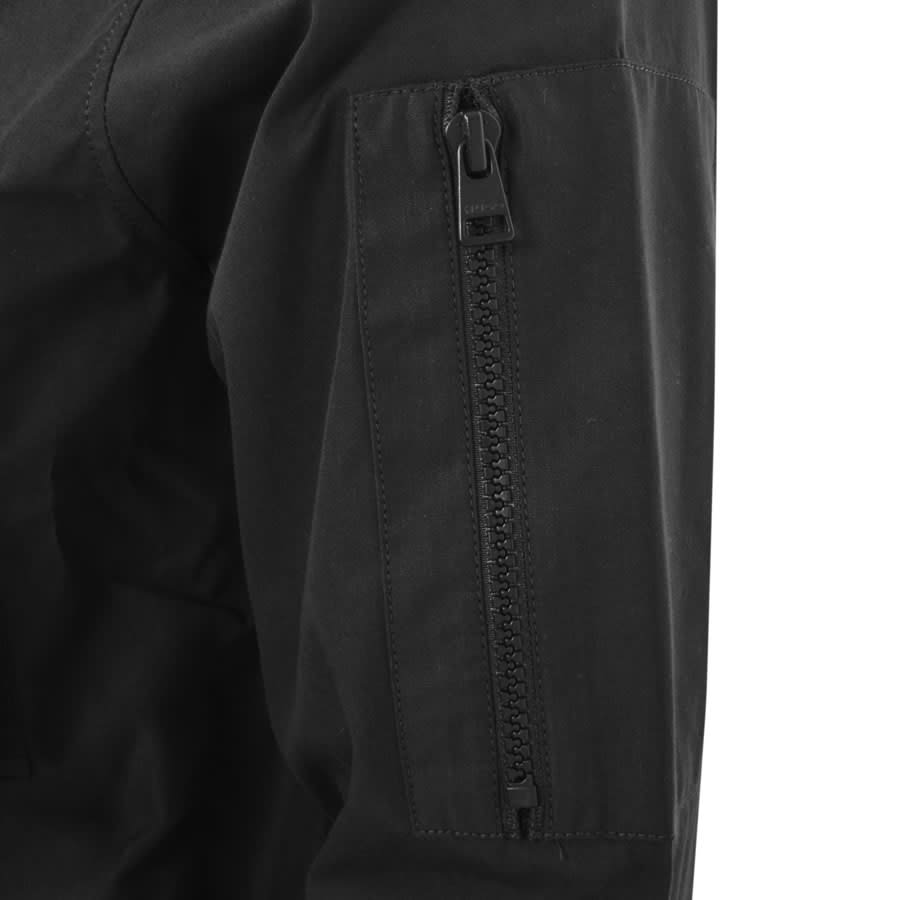 HUGO Emmond Overshirt Jacket Black | Mainline Menswear