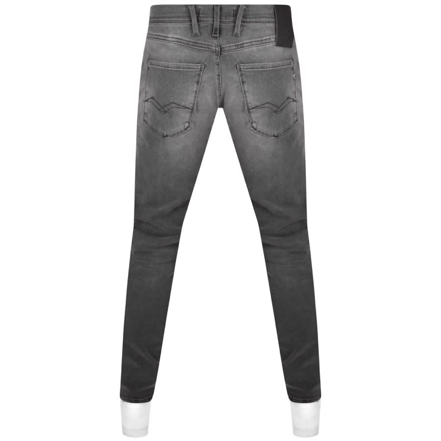 Image number 2 for Replay Anbass Slim Fit Jeans Grey