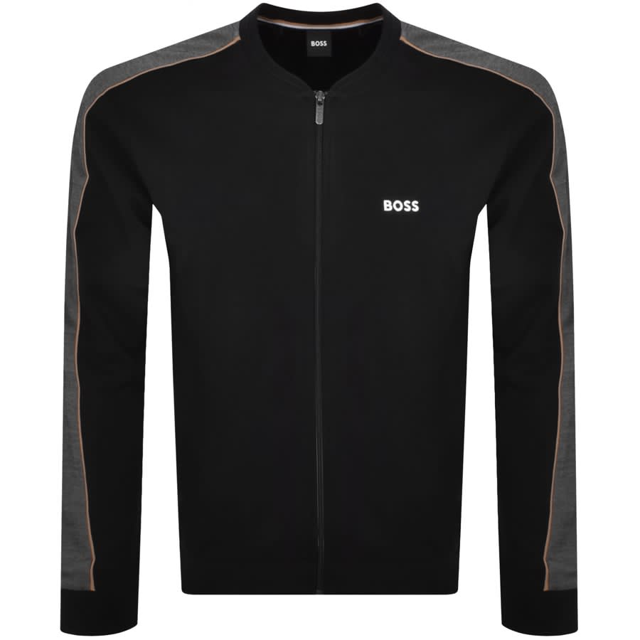 Image number 1 for BOSS Full Zip Track Top Black
