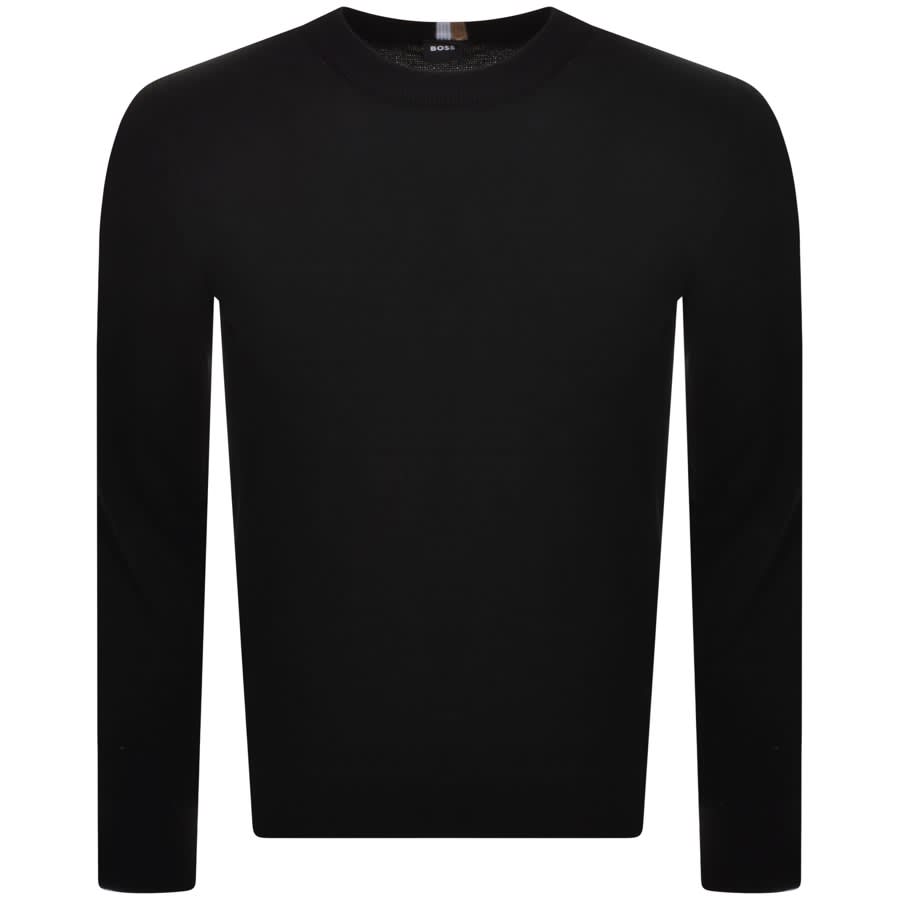 Image number 1 for BOSS Ecaio P Knit Jumper Black