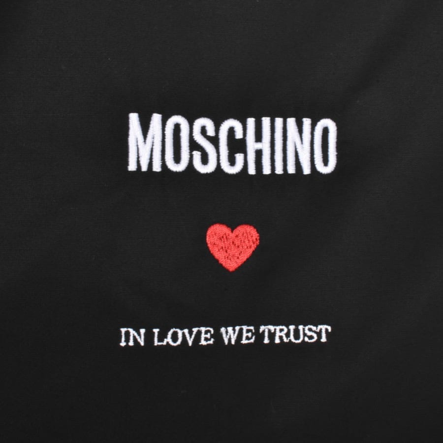 Image number 3 for Moschino Short Sleeve Logo Shirt Black