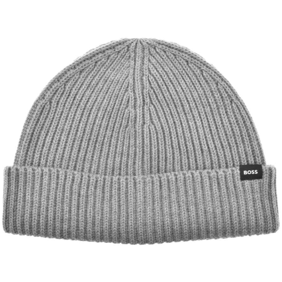 Image number 1 for BOSS Pedro Beanie Grey