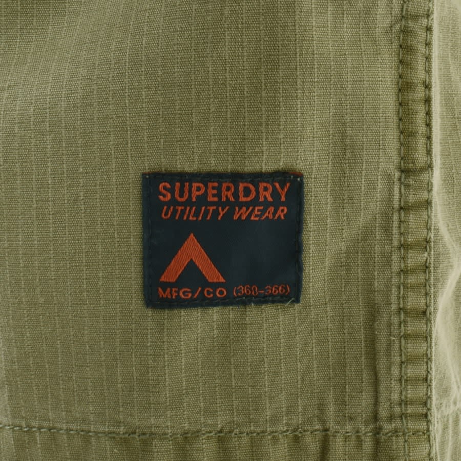 Superdry Vintage Military Overshirt Green Mainline Menswear
