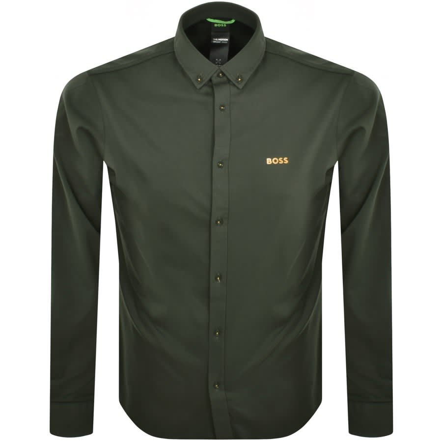 Image number 1 for BOSS B Motion L Long Sleeved Shirt Green