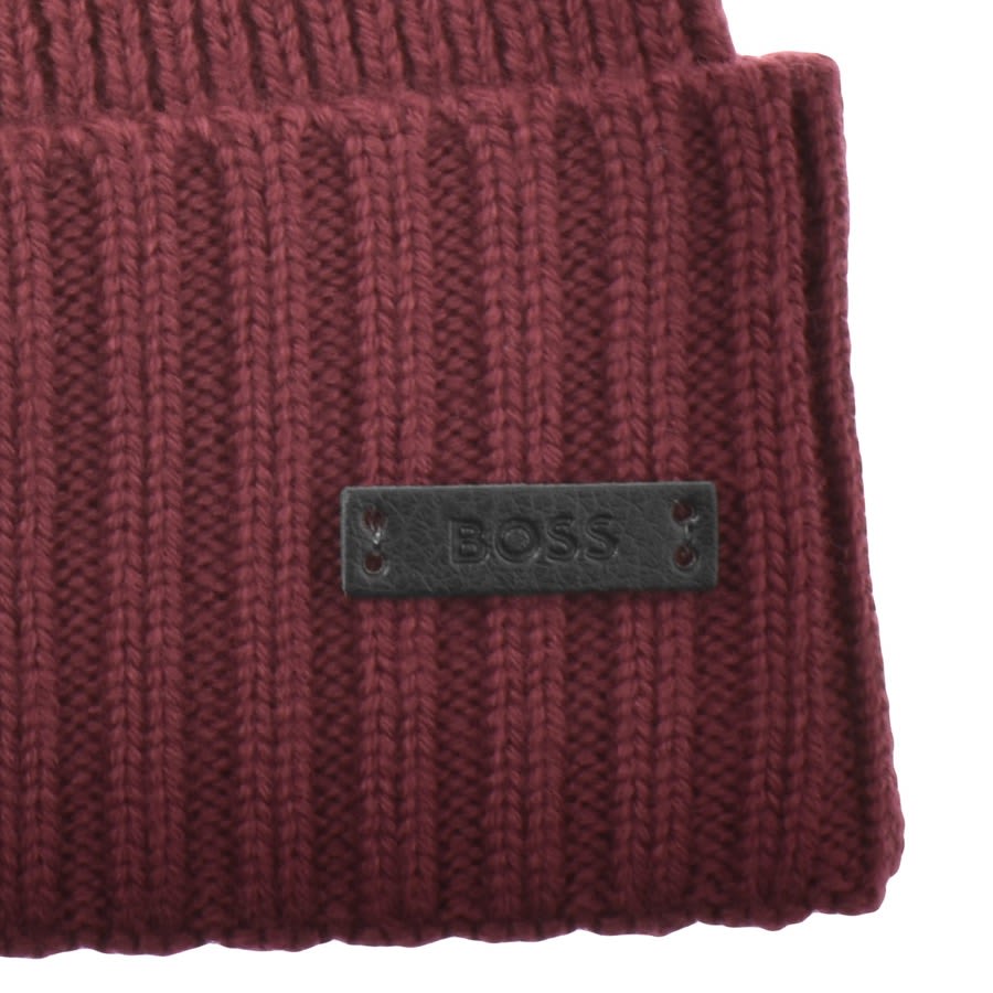 Image number 3 for BOSS Fati Beanie Red