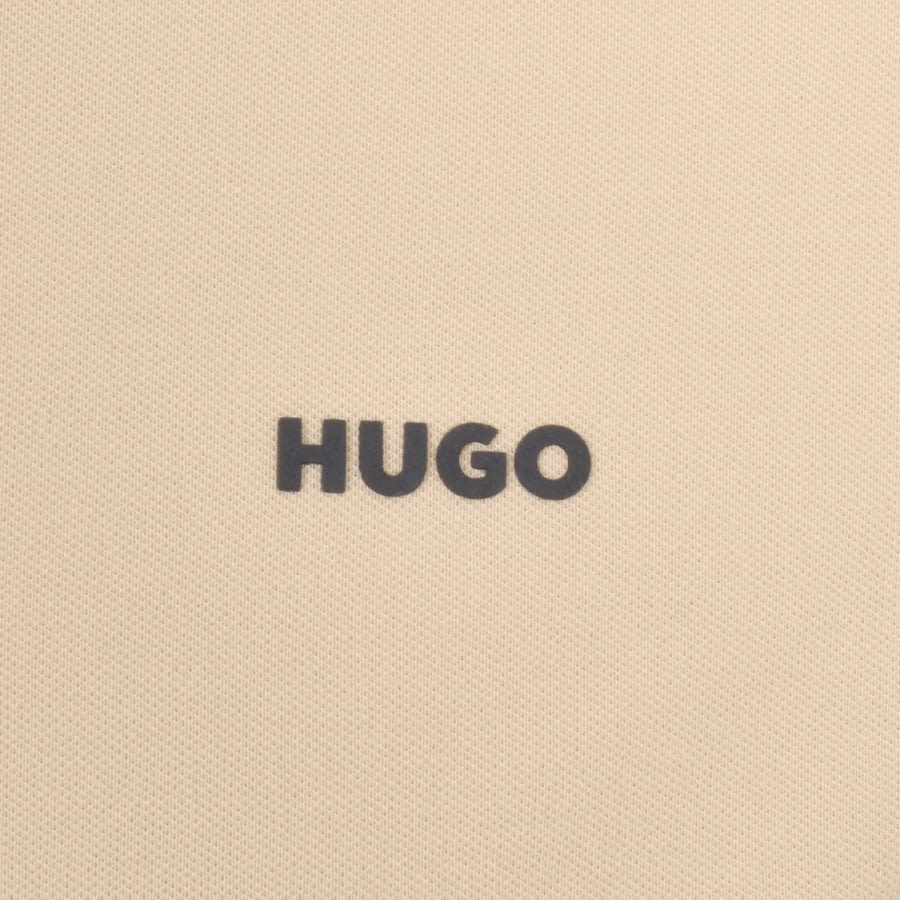 Image number 3 for HUGO Dinoso22 Polo T Shirt Beige
