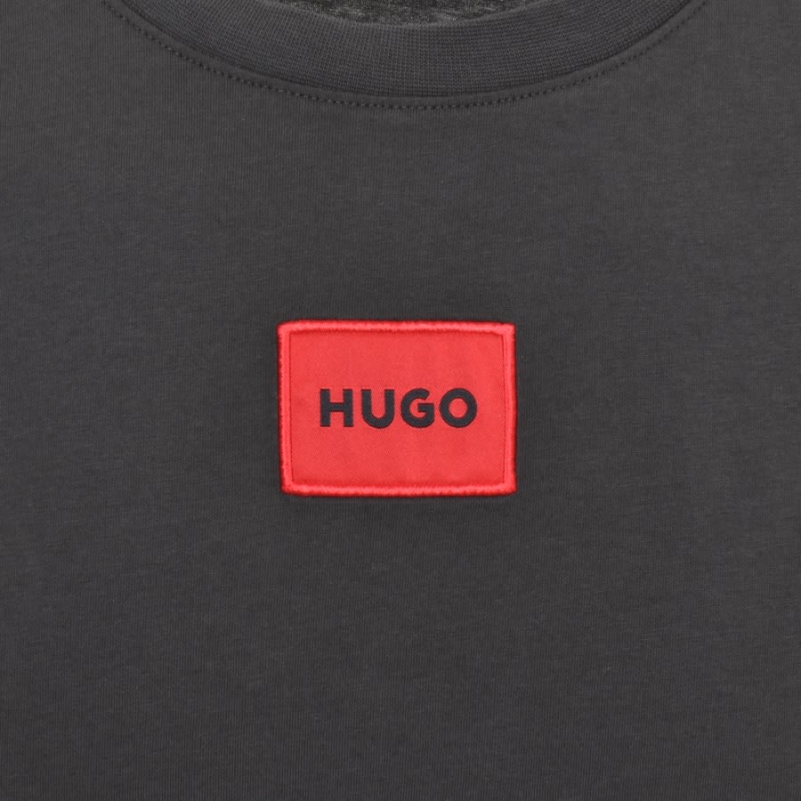 HUGO Diragolino212 T Shirt Grey | Mainline Menswear