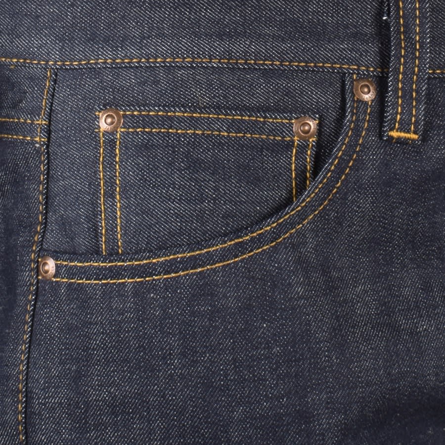 Image number 4 for Nudie Jeans Gritty Jackson Regular Fit Jeans Navy