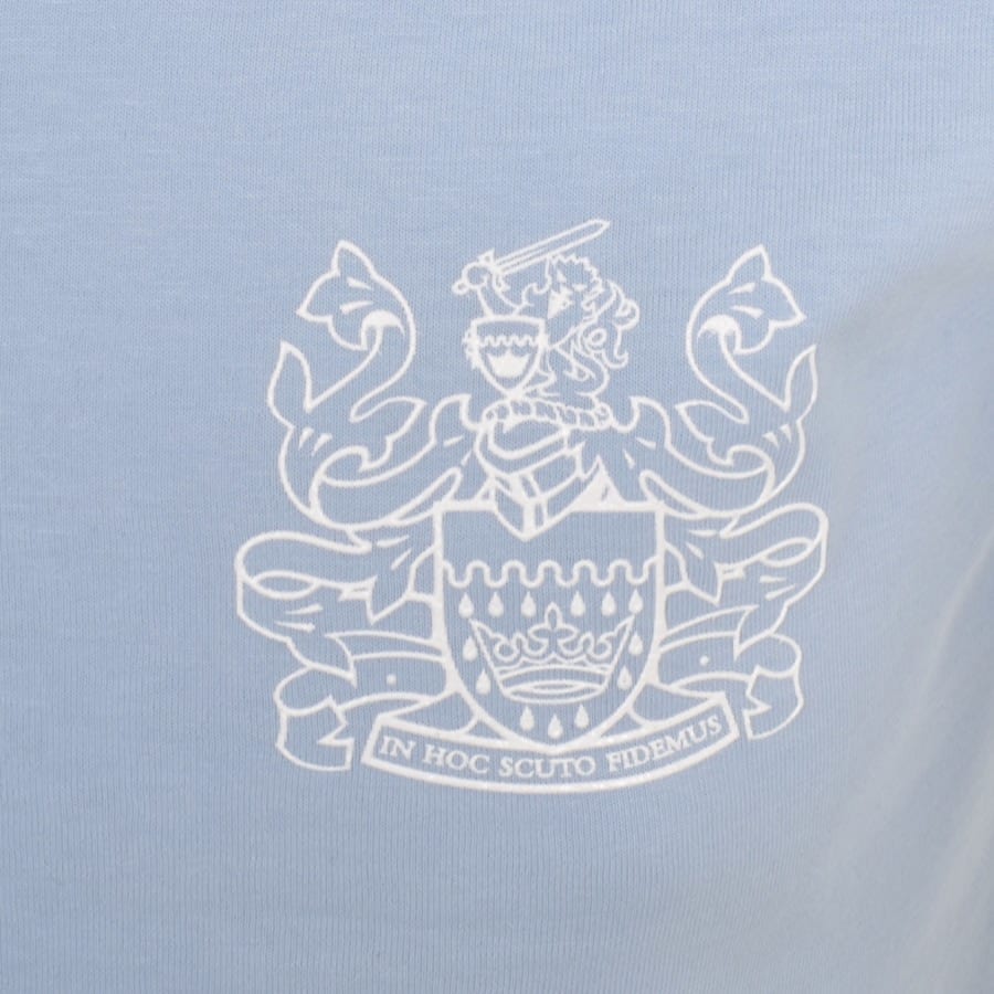 Image number 3 for Aquascutum Logo T Shirt Blue