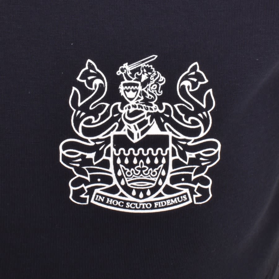 Image number 3 for Aquascutum Logo T Shirt Navy