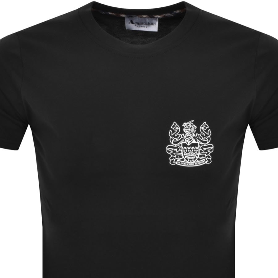 Image number 2 for Aquascutum Logo T Shirt Black