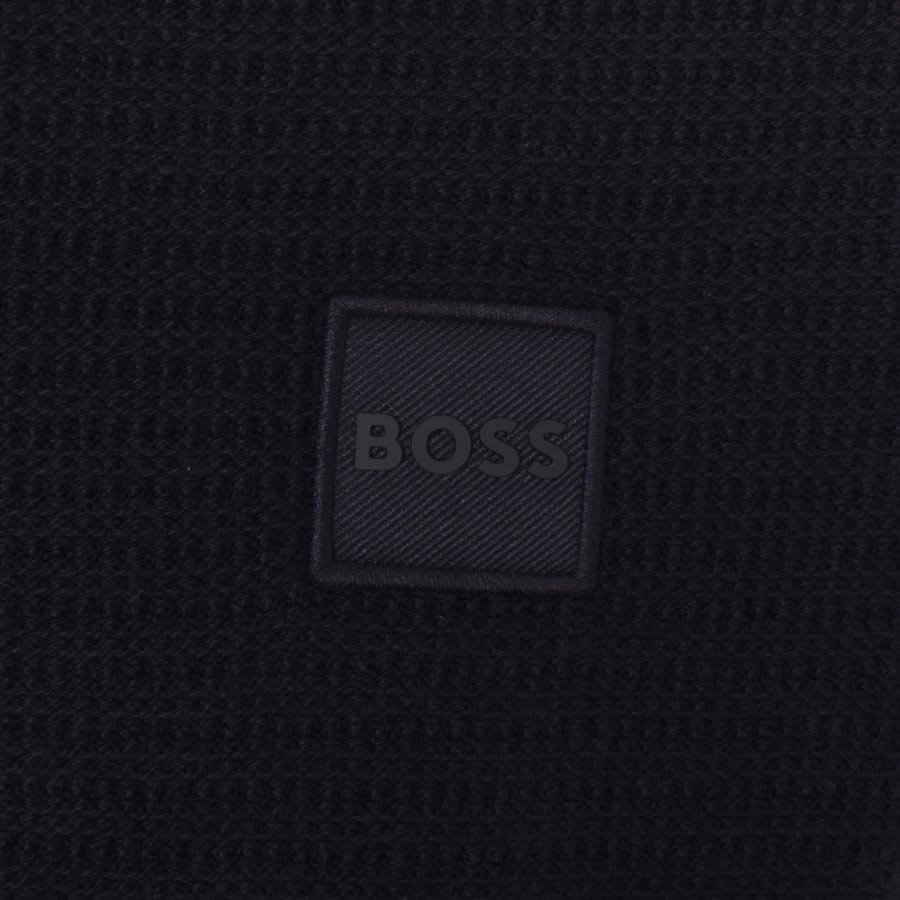 Image number 3 for BOSS Anon Knit Jumper Navy