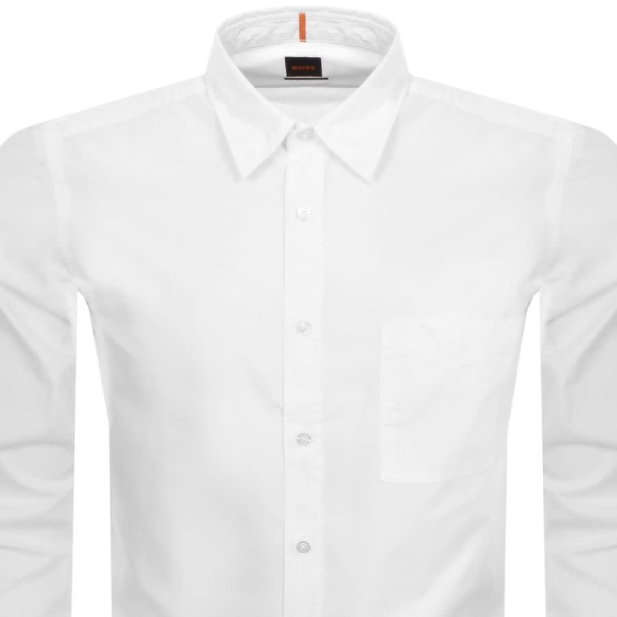 Image number 2 for BOSS Relegant 6 Long Sleeved Shirt White