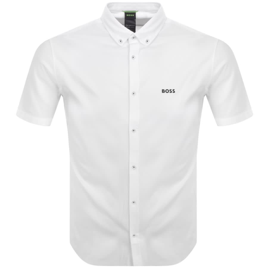 Image number 1 for BOSS Motion S Short Sleeved Shirt White