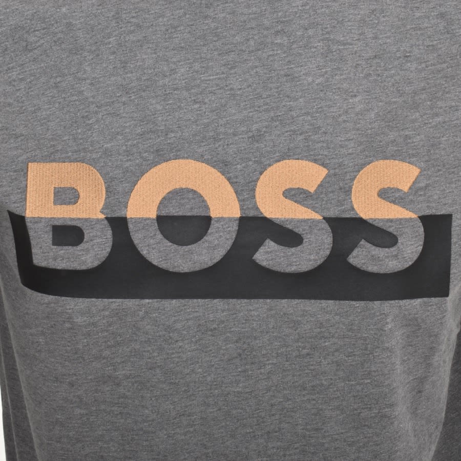 Image number 3 for BOSS Tiburt 421 T Shirt Grey