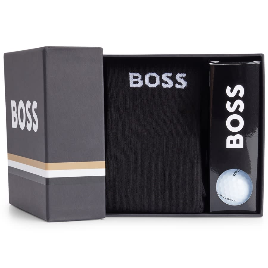 Image number 2 for BOSS Socks Golf Gift Set Black