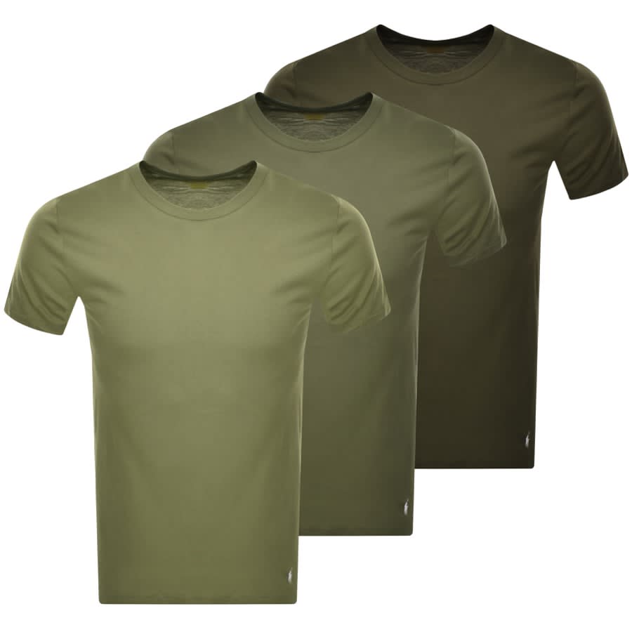 Image number 1 for Ralph Lauren 3 Pack T Shirts Green