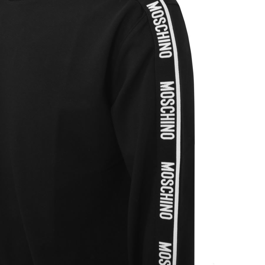 Image number 3 for Moschino Tape Logo Sweatshirt Black