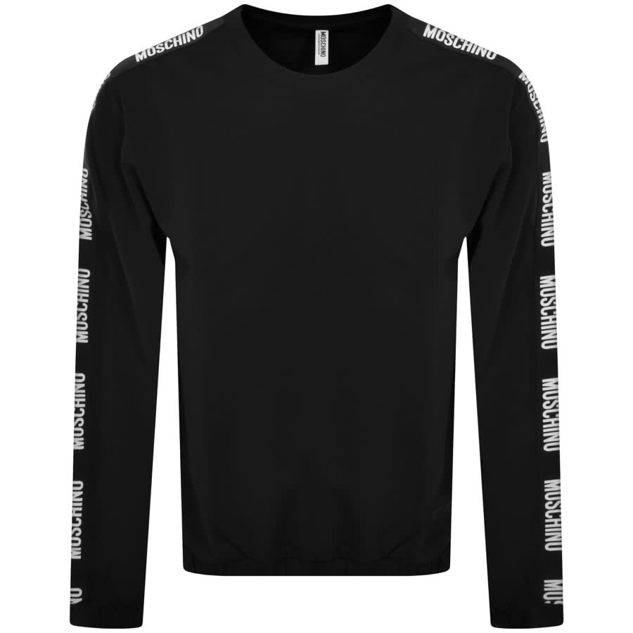 Image number 1 for Moschino Tape Logo Sweatshirt Black