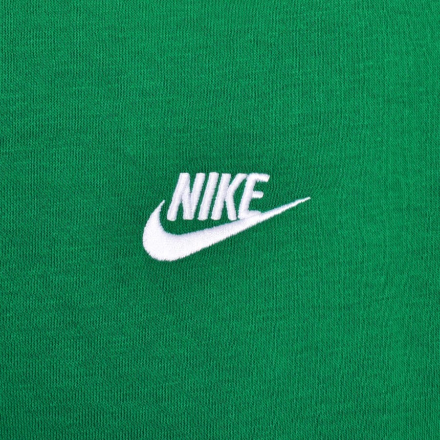 Nike crew neck club sweatshirt green clearance