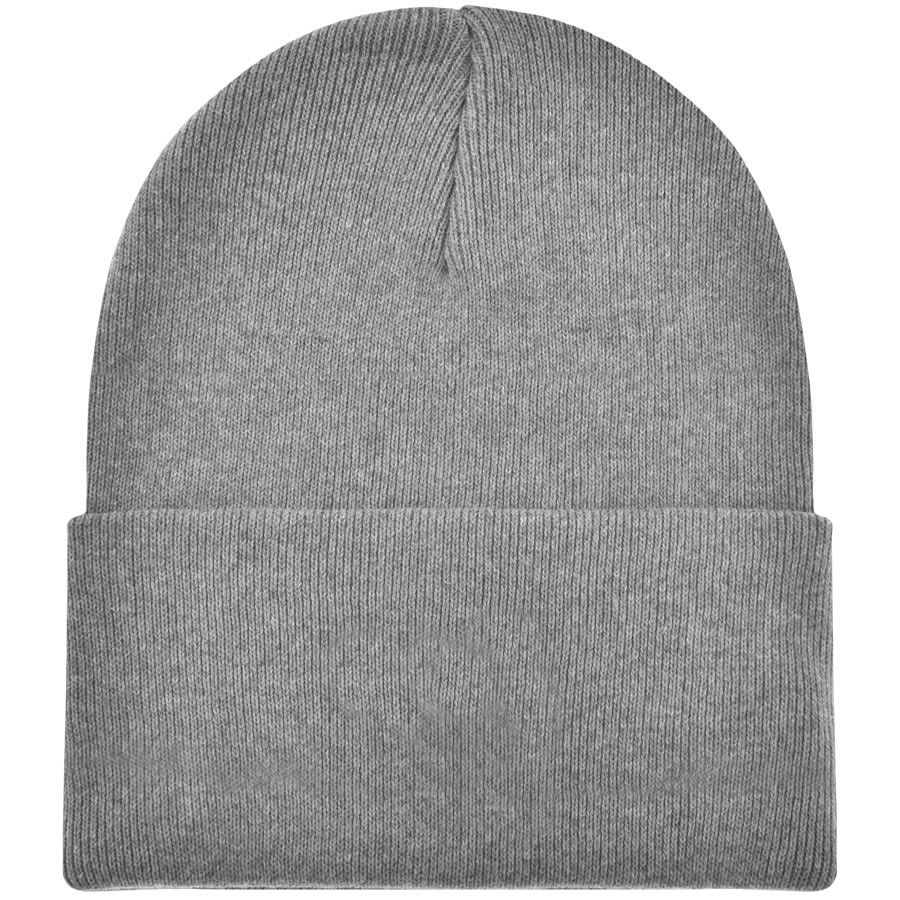 Image number 2 for Nike Futura Cuffed Knit Beanie Hat Grey