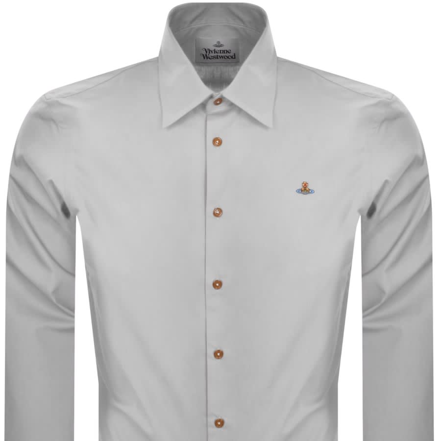 Image number 2 for Vivienne Westwood Long Sleeved Shirt Grey