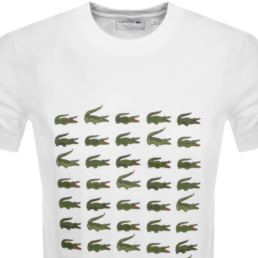 Image number 2 for Lacoste Logo T Shirt White