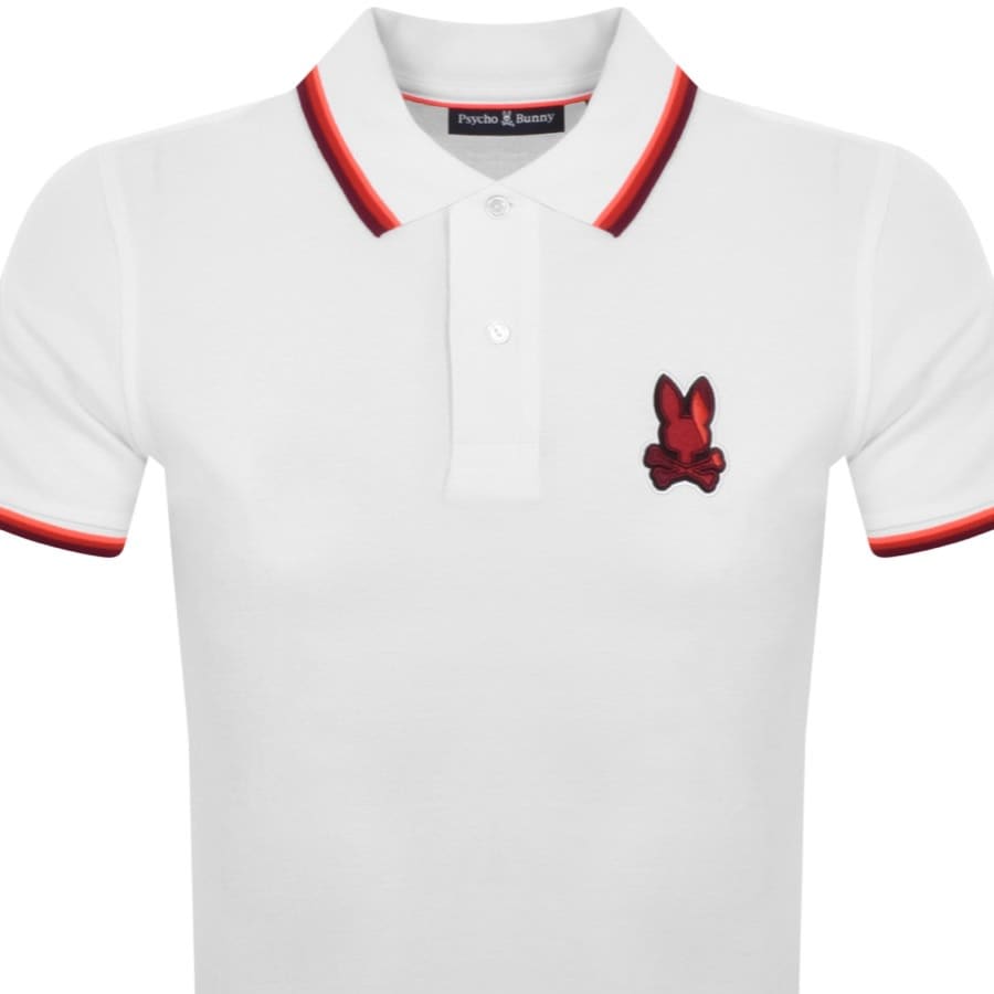Psycho Bunny Apple Valley Polo T Shirt White | Mainline Menswear