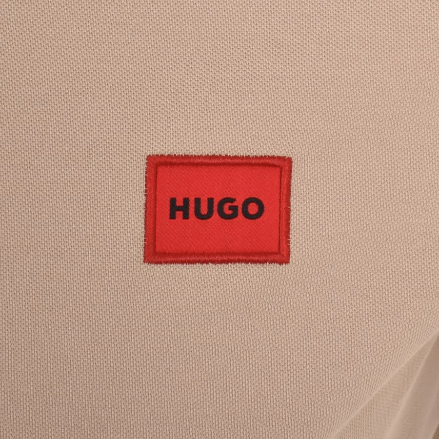Image number 3 for HUGO Dereso 232 Polo T Shirt Beige