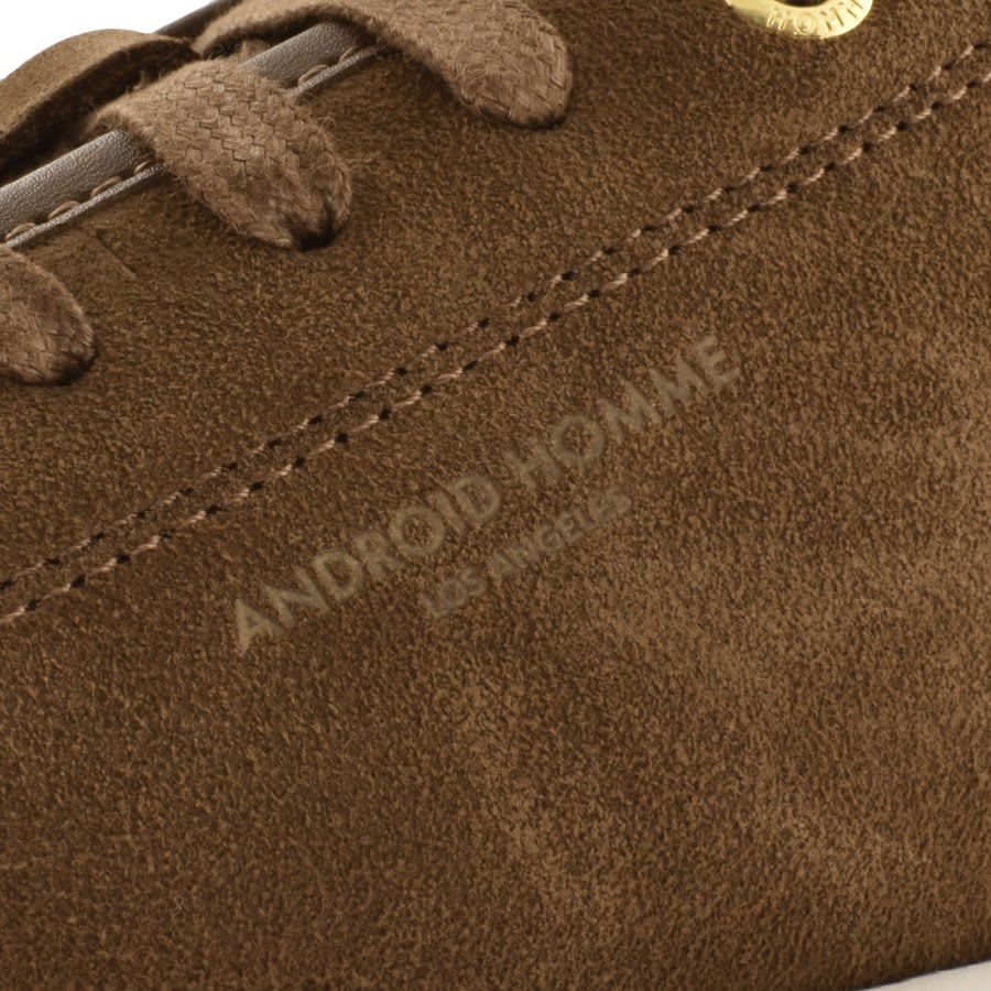 Android homme mid top suede trainers sale