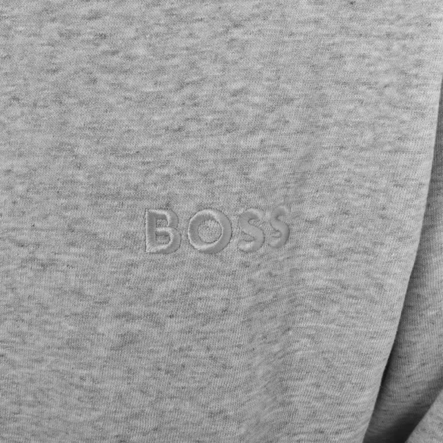 Image number 3 for BOSS Cozy Hoodie Grey