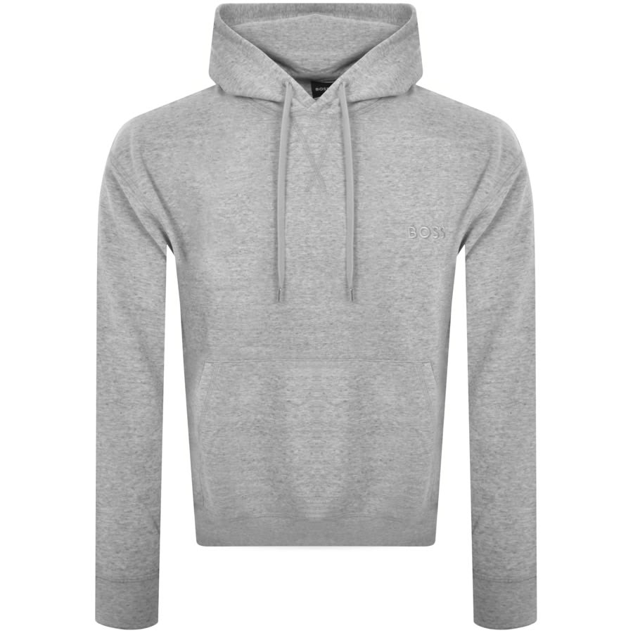 Image number 1 for BOSS Cozy Hoodie Grey