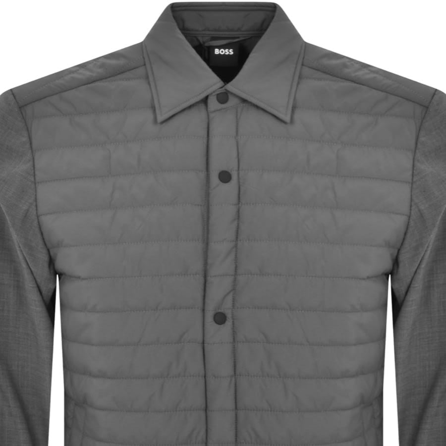 Image number 2 for BOSS P Olson Padd Jacket Grey