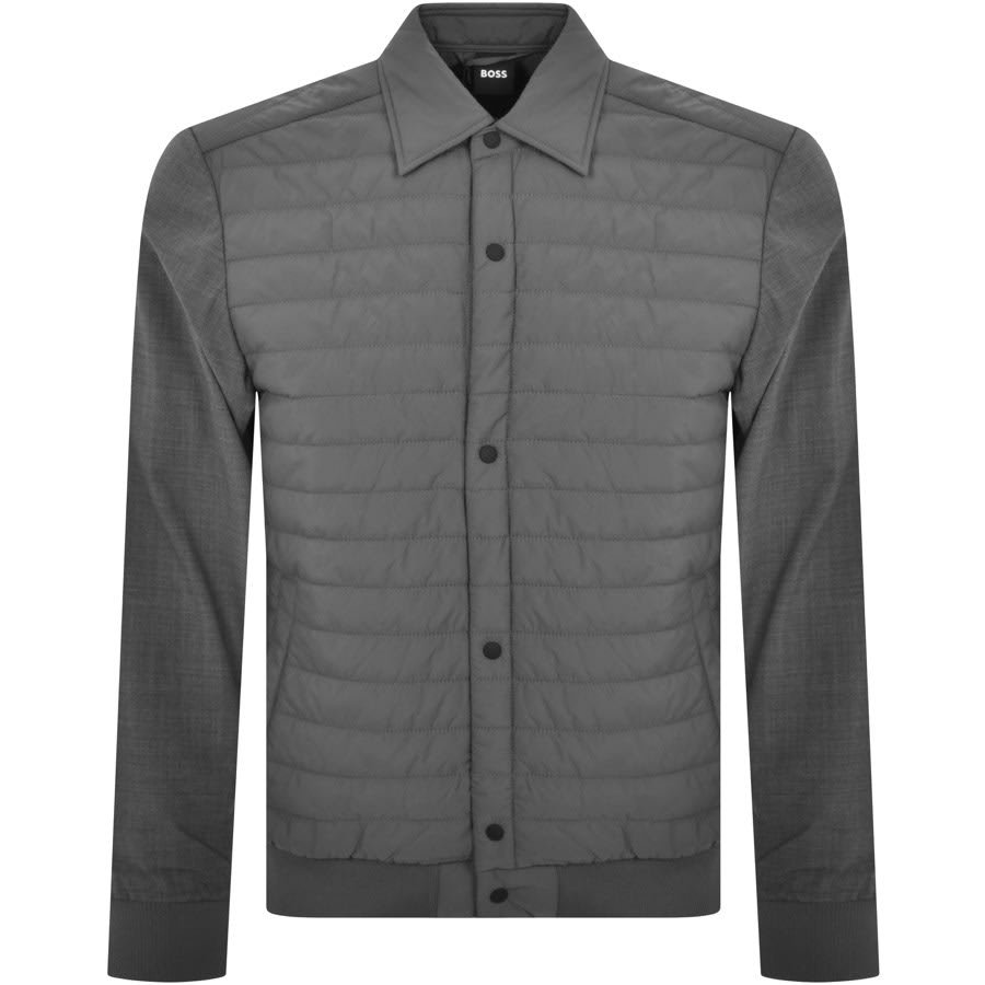 Image number 1 for BOSS P Olson Padd Jacket Grey